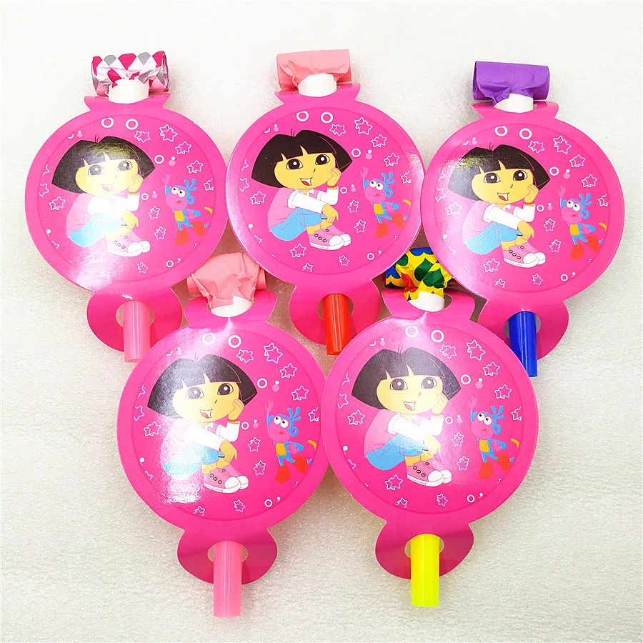 6 шт./пакет товары для вечеринок с изображением Доры трубы детей/девочек