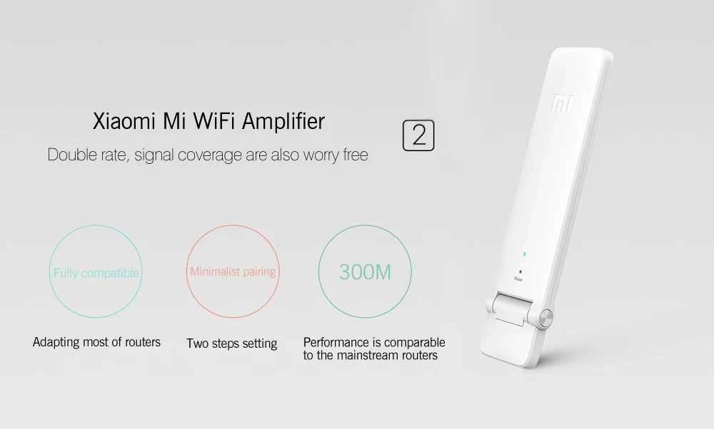 Английская версия оригинальное Xiaomi mi Wi Fi 300 м усилитель Беспроводной