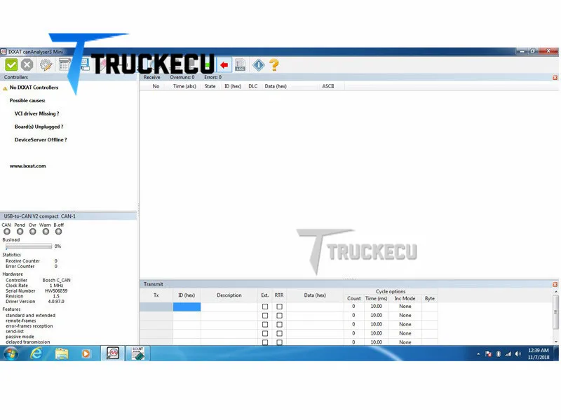 Для диагностического комплекта MTU(USB-to-CAN V2) MTU Diasys с тестовым кабелем MTU MPC ECU4+ диагностический кабель MUT ADEC ECU7+ ноутбук T420