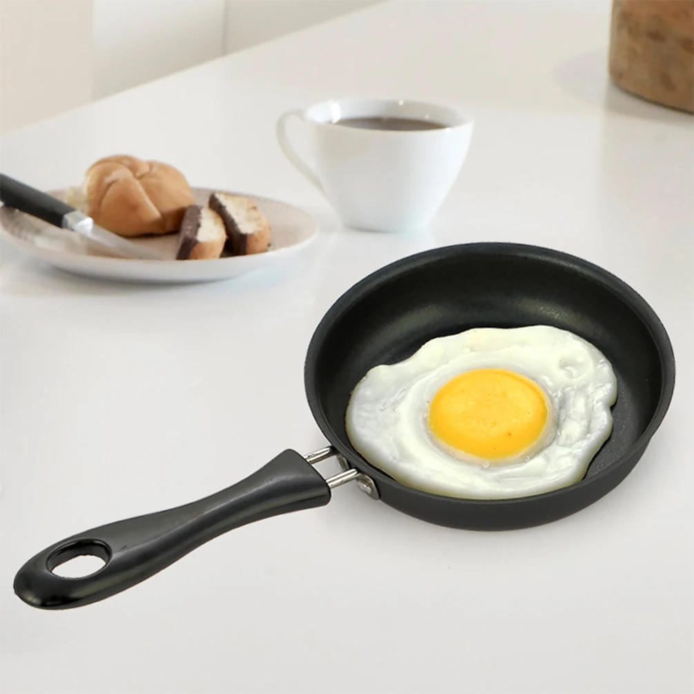 Uarter Mini Portable Non-Stick Frying Pan Pot Saucepan Pancake Omelette Breakfast Cooking Kitchen Cookware | Дом и сад