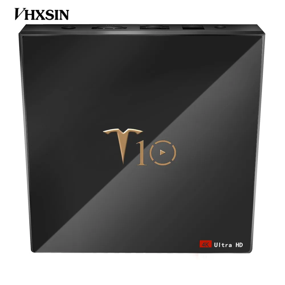 ТВ-приставка VHXSIN T10 2 Гб RAM 16 ROM Mali-450 четырехъядерный процессор Amlogic S905W 4G WiFi 100M android 8