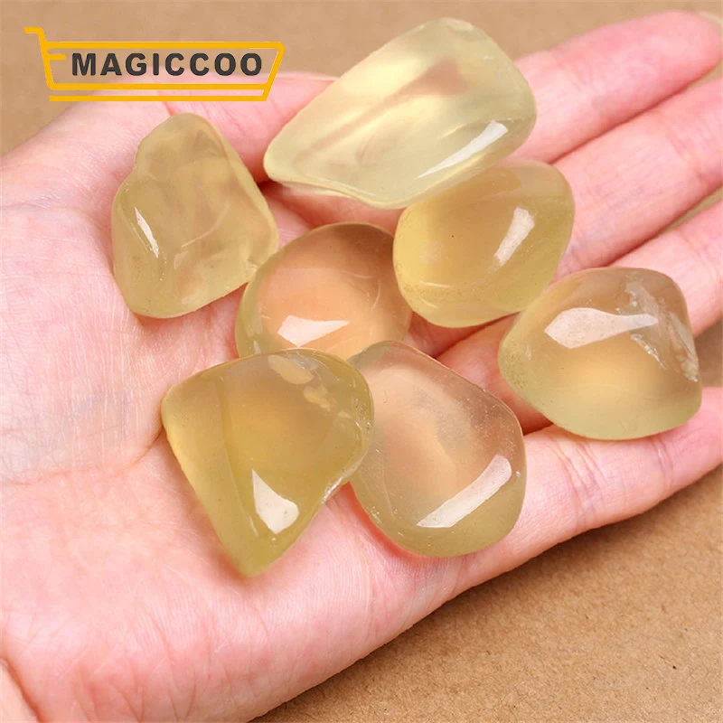 MAGICCOO 100 г/упак. цитрин чип камень желтые кристаллы кварцевые камни для рейки