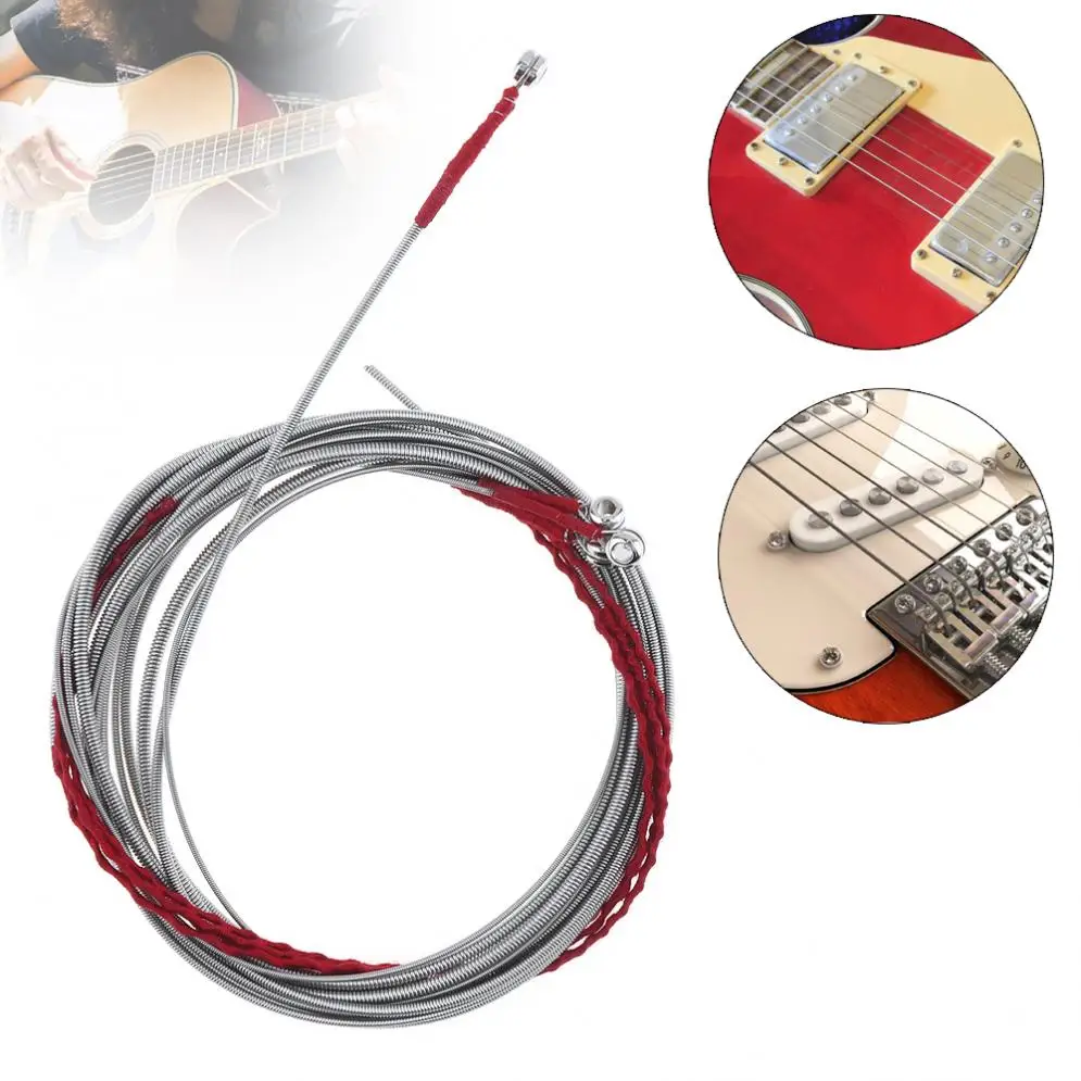 

4pcs/set Electronic Bass Steel Strings Core Silver-Plated Copper Nickel Alloy 0.43-0.71 Inch