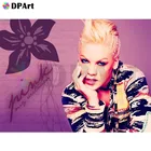 Алмазная живопись 5D полный квадраткруглая дрель розовый певец музыкальная звезда Алмазная вышивка Стразы Набор для вышивки крестиком M697