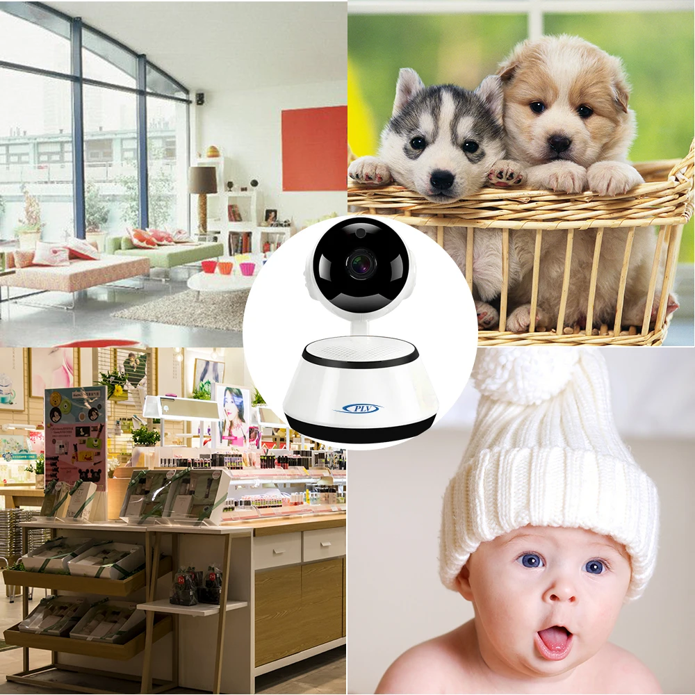 PLV 720 P Onvif IP Камера Беспроводной дома безопасности наблюдения Cam Wi Fi Ночное видение