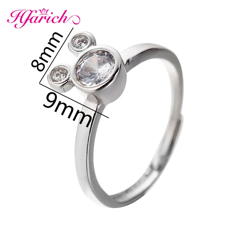 SYJZ209 Hfarich Мода Минни Микки ожерелье s& Подвески для женщин мультфильм животное мышь ожерелье икона стиля ожерелье Подарки - Окраска металла: SYJZ209
