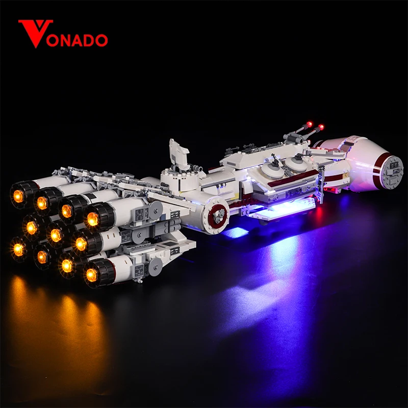 Vonado светодиодная подсветка совместимая с 75244 серии Tantive Iv космический корабль