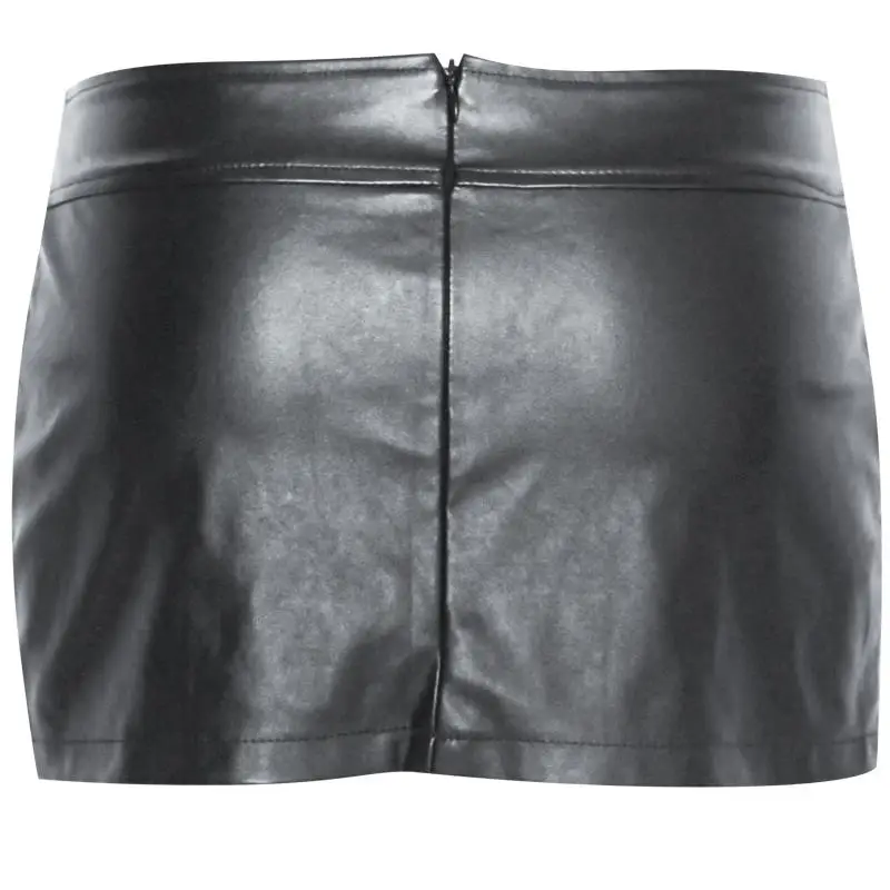 Мода 2017 г. Для женщин Юбки для pu искусственная кожа Tight мини-юбка Женские Короткие
