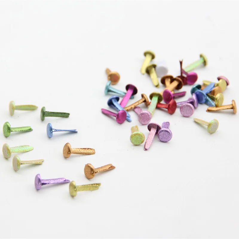 30 шт. смешанные Цвет 9 мм круглый Блестящая обувь с металлическим украшением