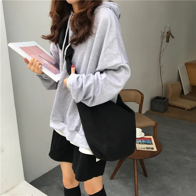 7 цветов, осень и зима, корейский стиль ulzzang, одноцветные толстовки, Женская толстовка, Женская(C6932