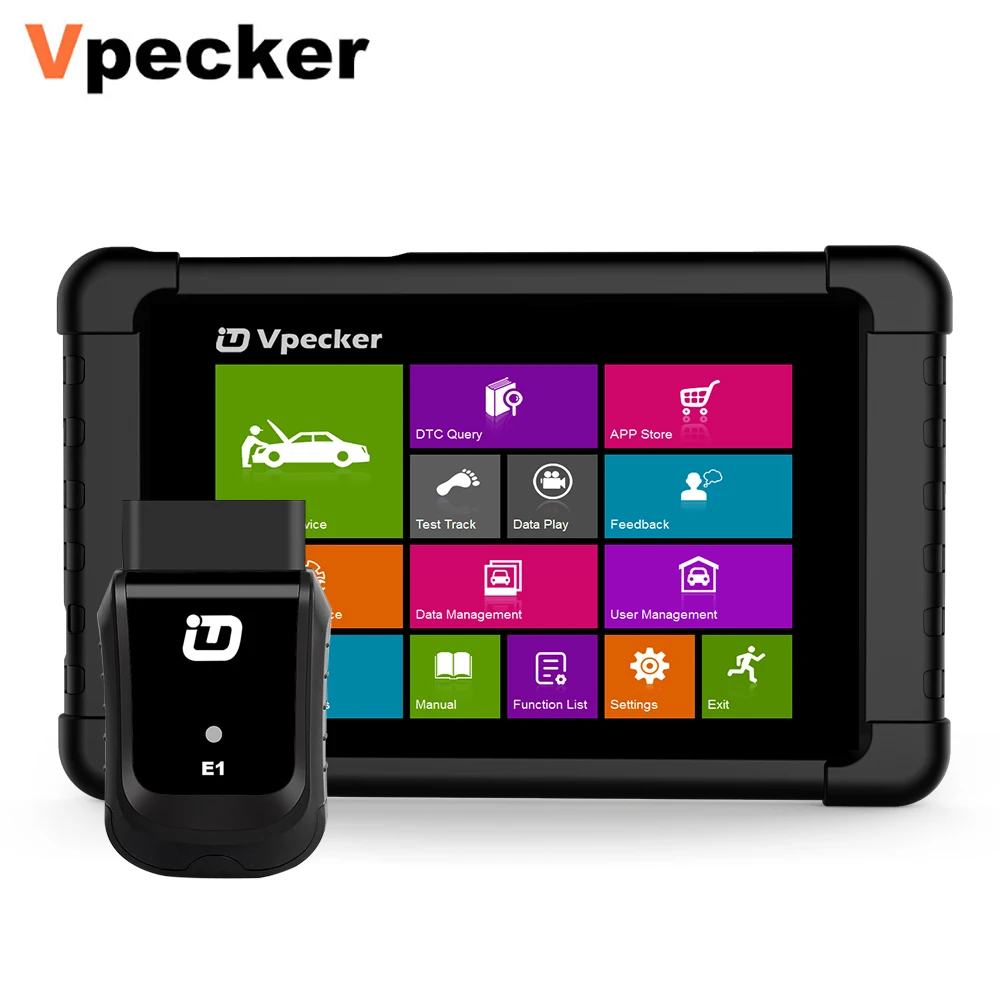 Vpecker E1 полная система OBD2 WIFI сканер Windows планшет диагностический инструмент