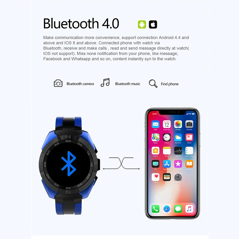 L3 профессиональные спортивные Смарт часы ios android Heart Rate Bluetooth звонки off line Alipay 9 мм