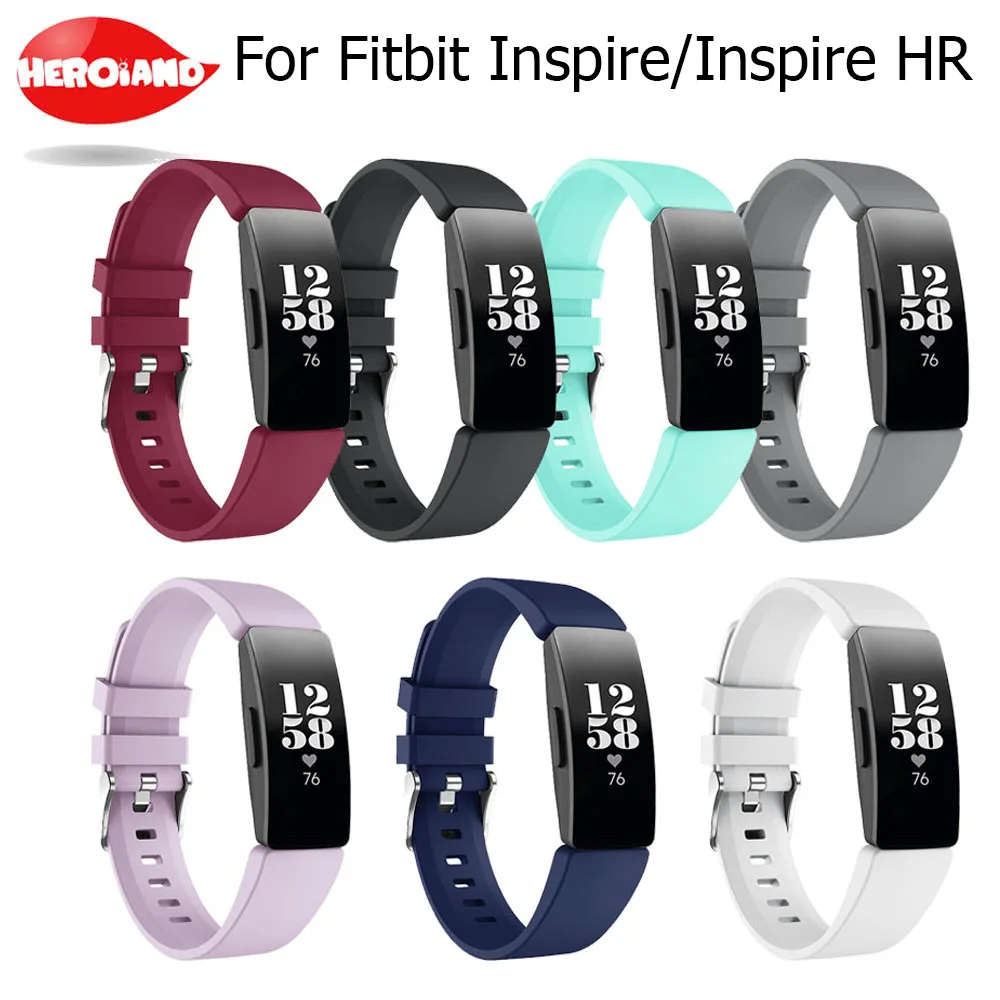 

Fashion Classic Silicone Strap For Fitbit Inspire/Inspire HR Wrist bands Bracelet Strap Band Wrist Strap Drop Shipping watchband