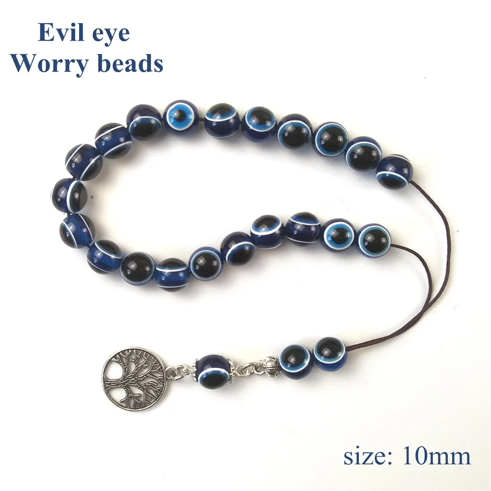 Бисер для молитв tasbih бисер 10 мм пластик Lucky Evil Eye ручная работа|Плетеные браслеты| |