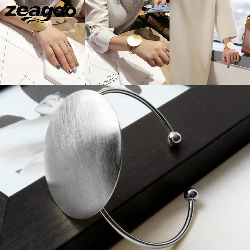 Zeagoo Европа и Америка стиль браслет для женщин Открытие большой глянцевый круглый