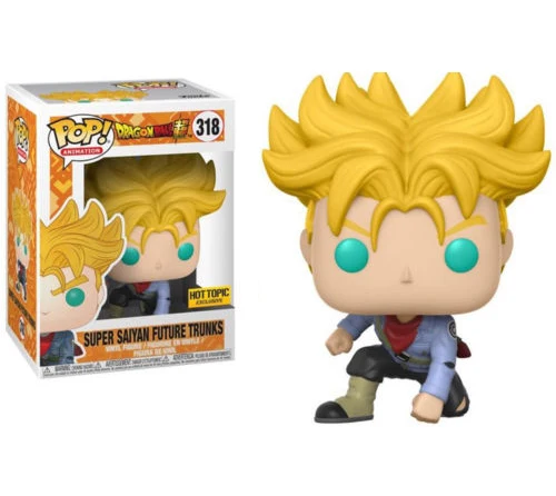 318 SUPER TRUNKS Funko pop Amine Dragon Ball PORUNGA SUPER SAIYAN GOKU Golden Frieza GREAT VEGETA Виниловая фигурка Коллекционная модель с коробкой - Цвет: 318 SUPER TRUNKS