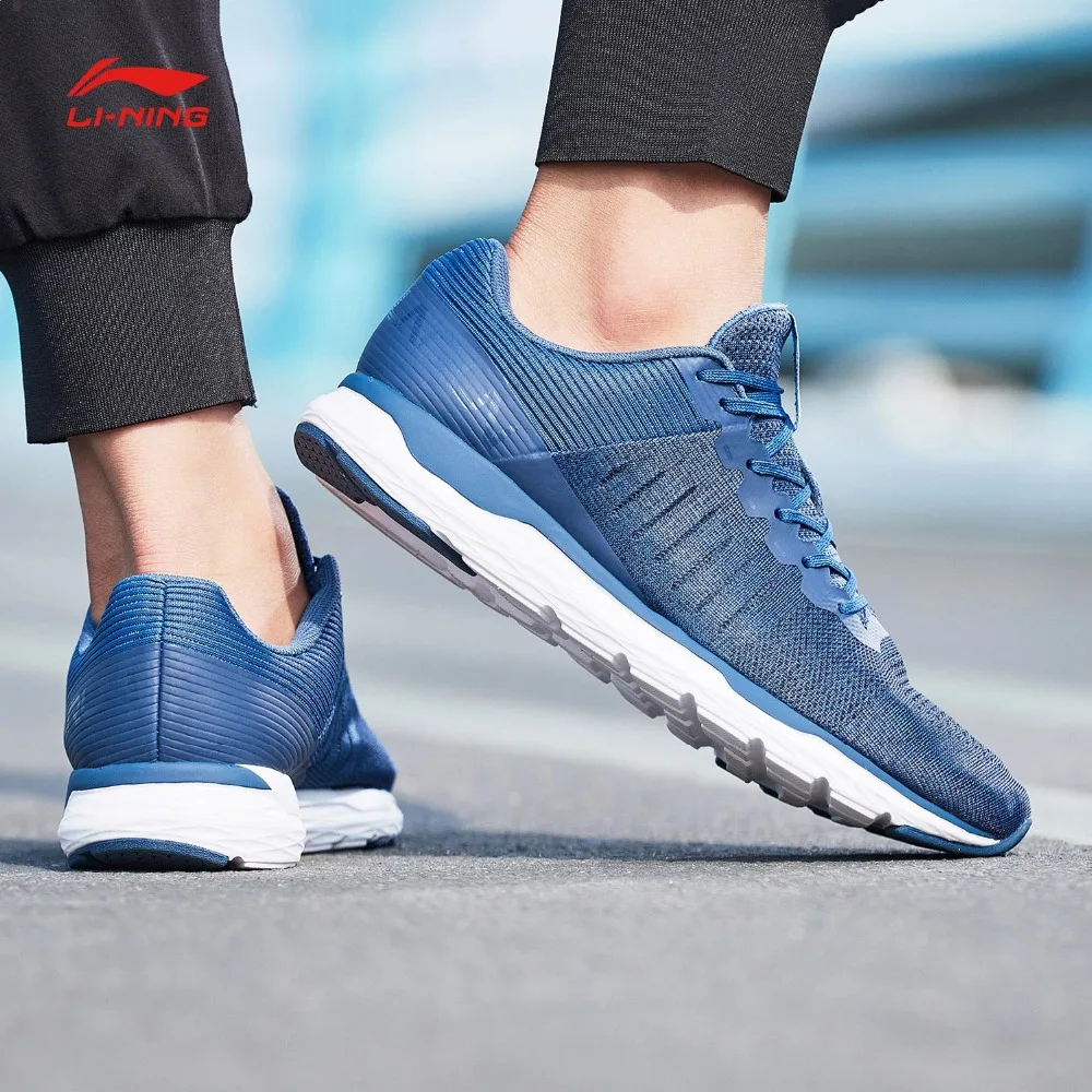 Li-Ning/мужские кроссовки ACE RUN, светильник, дышащая подкладка, износостойкая, не скользкая спортивная обувь, кроссовки ARBN007 XYP664