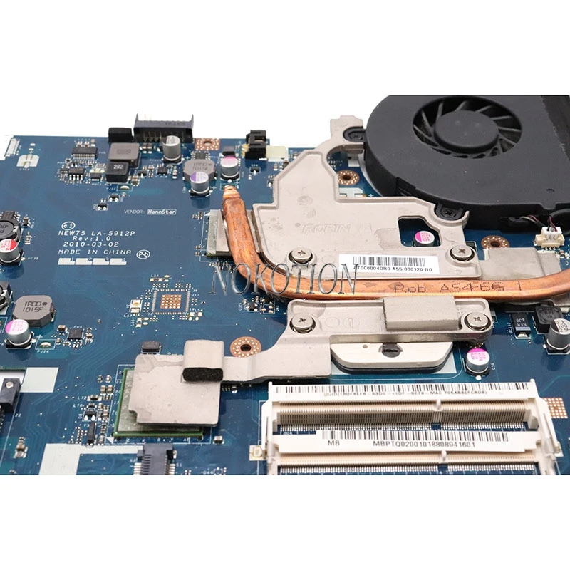 Материнская плата NOKOTION для ноутбука acer TM 5542 5542G MBTZG02001 карточная S1 DDR3 МБ. BL002.001|laptop