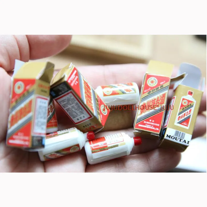 4 шт. кукольный домик Миниатюрный стакан Мини Китайский Maotai винный модель куклы играть куколные столовые принадлежности for1/6 фигурку