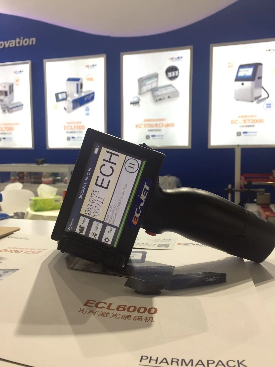 Синие чернила ручной принтер для печати на продуктах|Принтеры| |