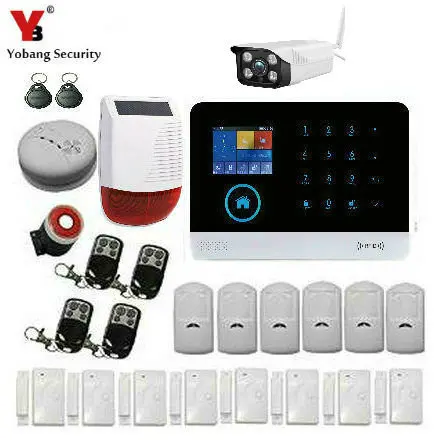 Yobang безопасности приложение управление беспроводной RFID SIM GSM охранный датчик