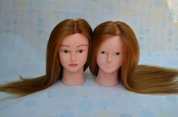 24mannequin head hair yaki synthetic maniqui hairdressing doll heads cosmetology mannequin heads women hairdresser manikin sale