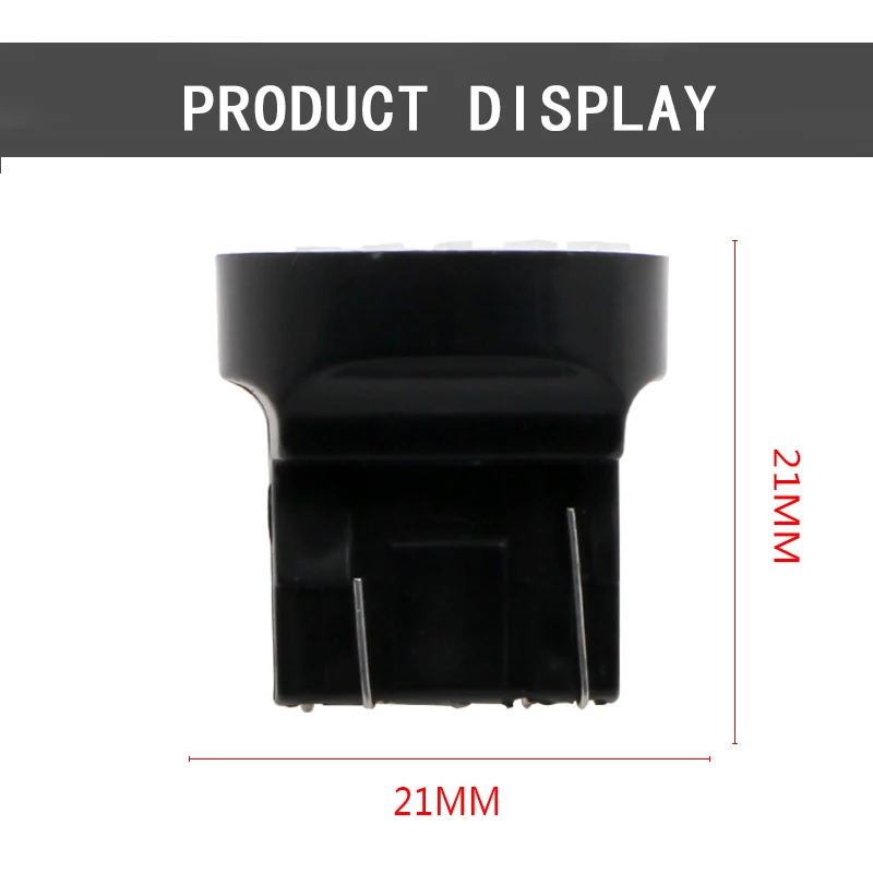 1X 12 в T20 W21/5 вт авто стайлинг автомобиля освещение 7443 22 светодиода SMD 3020 1206