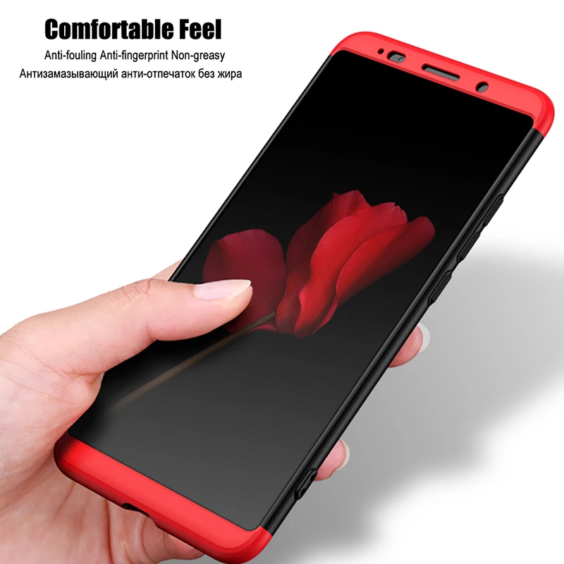 LuckGuard Luxury 360 Degree Full Body For Huawei Honor 8 9 6X Nova 2 Plus 2S Slim Matte Plastic Cover Mate 10 Pro |