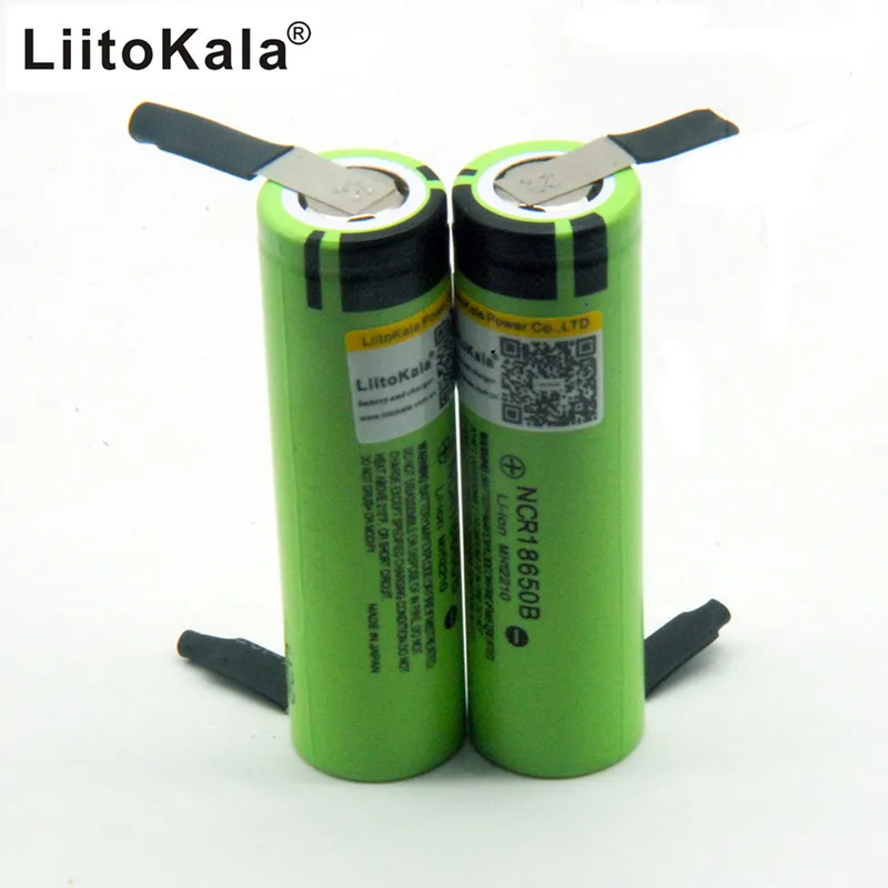 NCR18650B Liitokala 100% новая Оригинальная 3 7 в 3400 мАч 18650 перезаряжаемая литиевая батарея