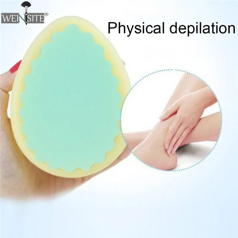 3 формы Волшебная безболезненная губка для удаления волос мягкие милые женские