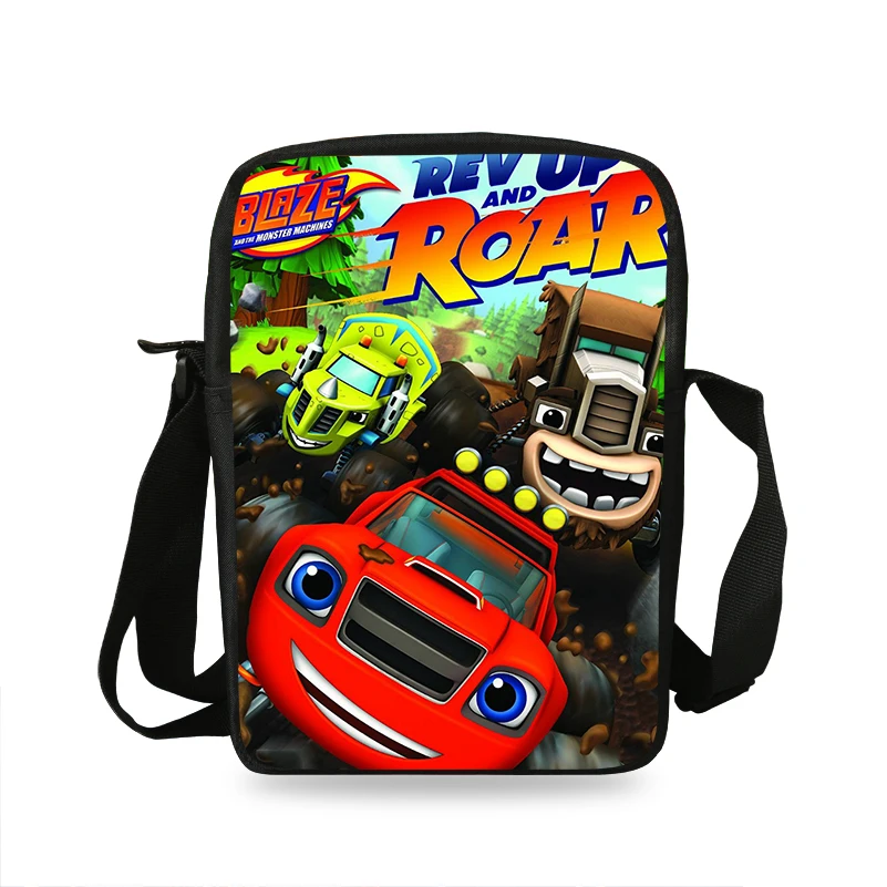 Сумка мессенджер Blaze And The Monster Machines с принтом для молодых мальчиков/девочек