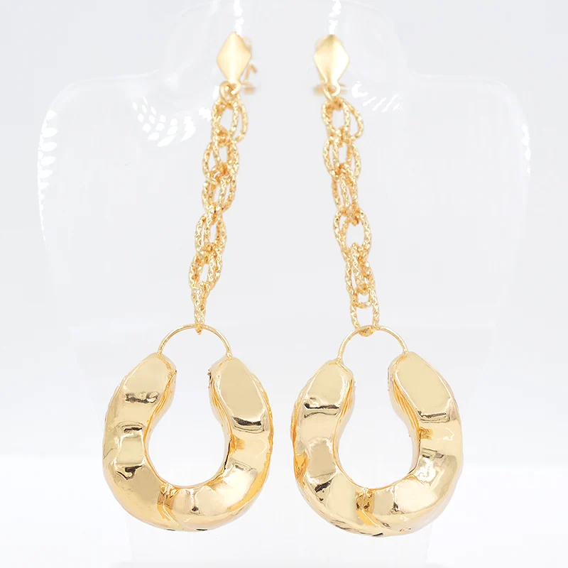 

Diana baby Jewelry Ethnic Jewelry Earrings For Women Long Drop Dangle Earrings Copper Geometric Earrings For Party Wedding Daily