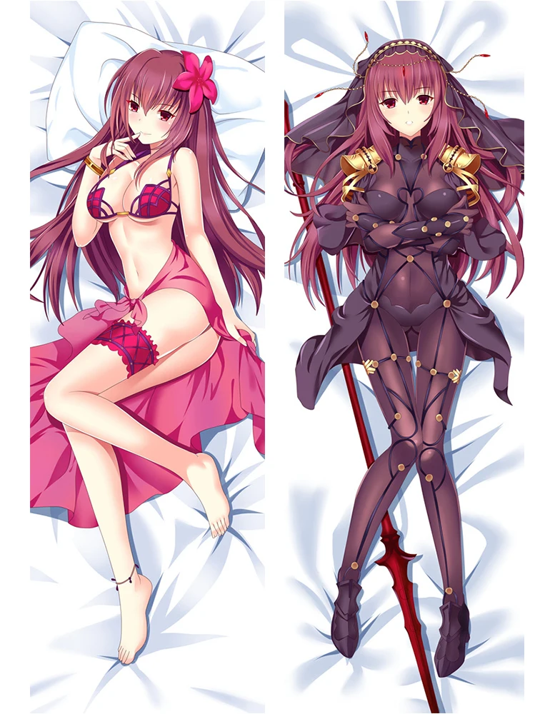 

2017 update Japanese Anime FGO Fate/Grand Order Scathach Lancer Servant Hugging Body Pillowcase Dakimakura Pillow Cover Case