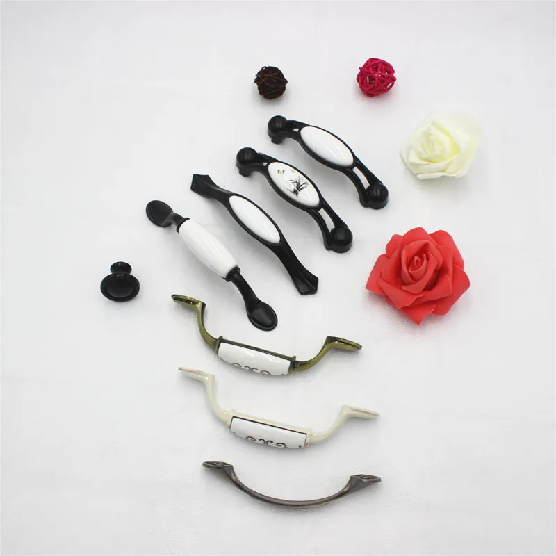 KK &amp FING Европейский алюминиевый сплав и керамические дверные ручки антикварная