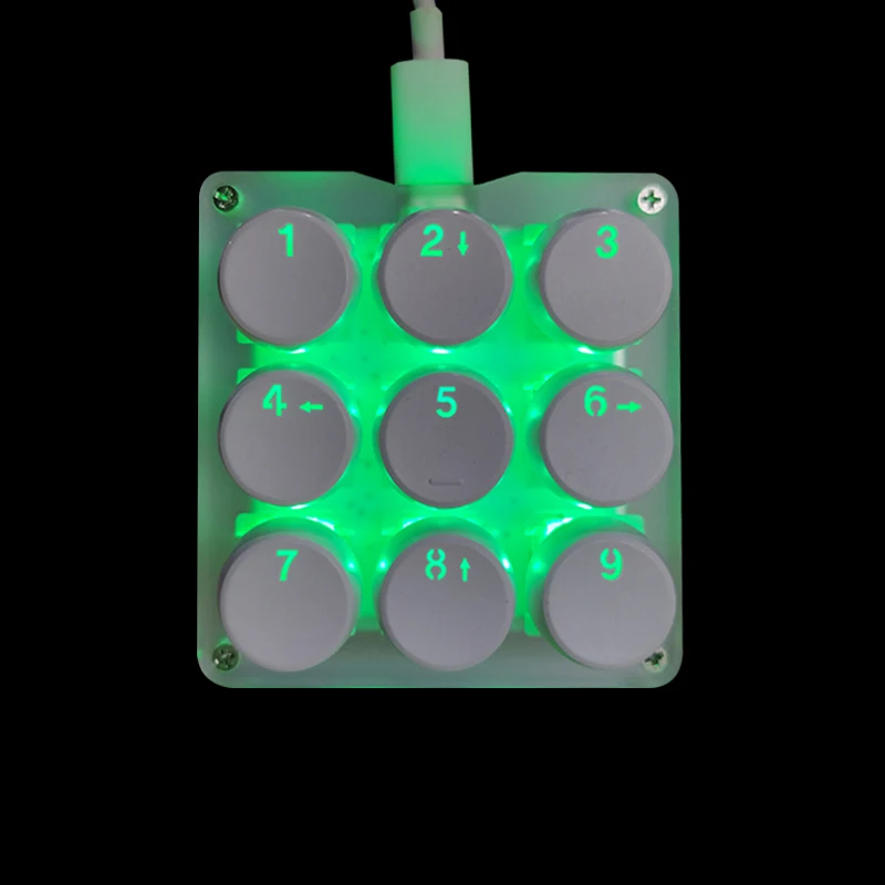 9 клавиш мини OSU игровая клавиатура определенная Механическая RGB клавиатура для рисования Поддержка 24 макросов сочетание клавиш Windows MacOS