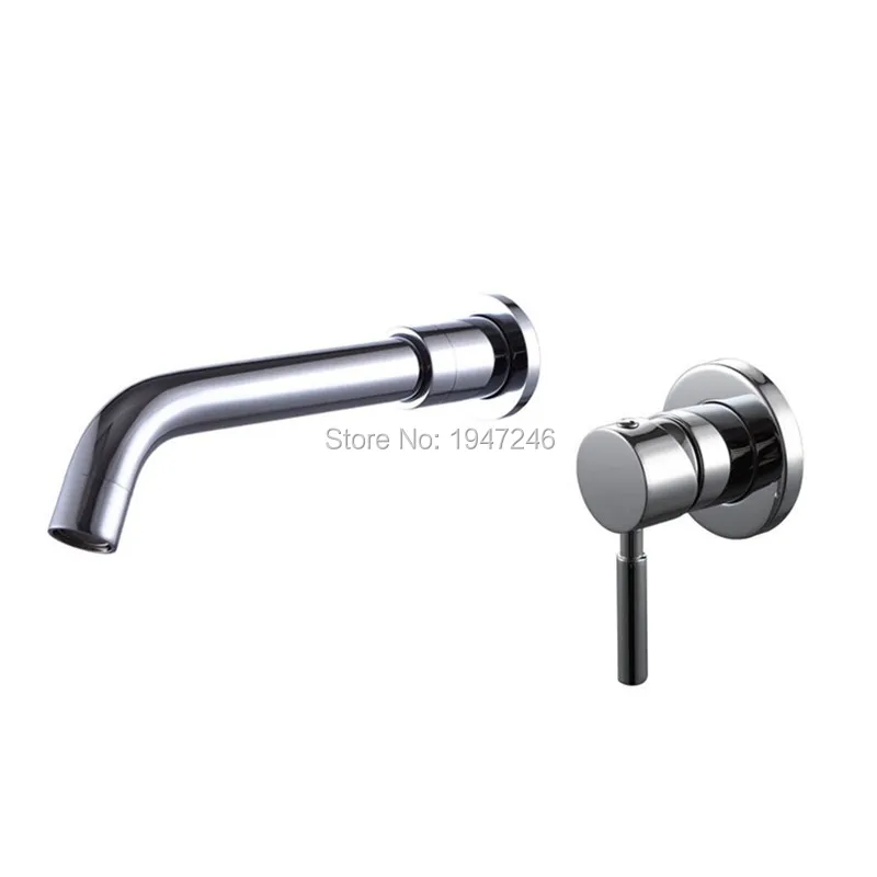 Хромированный настенный кран горячей и холодной воды для ванной комнаты|faucet