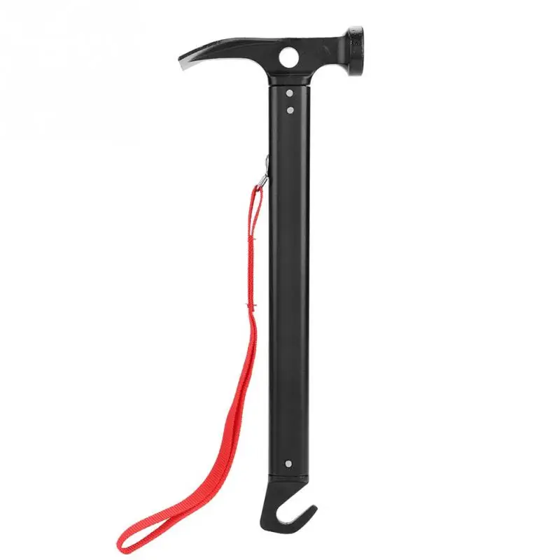 Ultralight Outdoor Tent Nail Hammer Multifunction Camping Peg Puller Remover Accessories Mallet | Спорт и развлечения