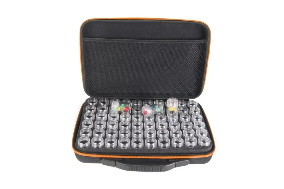 60 бутылок коробка для алмазной живописи дизайн ногтей Аксессуары инструментов