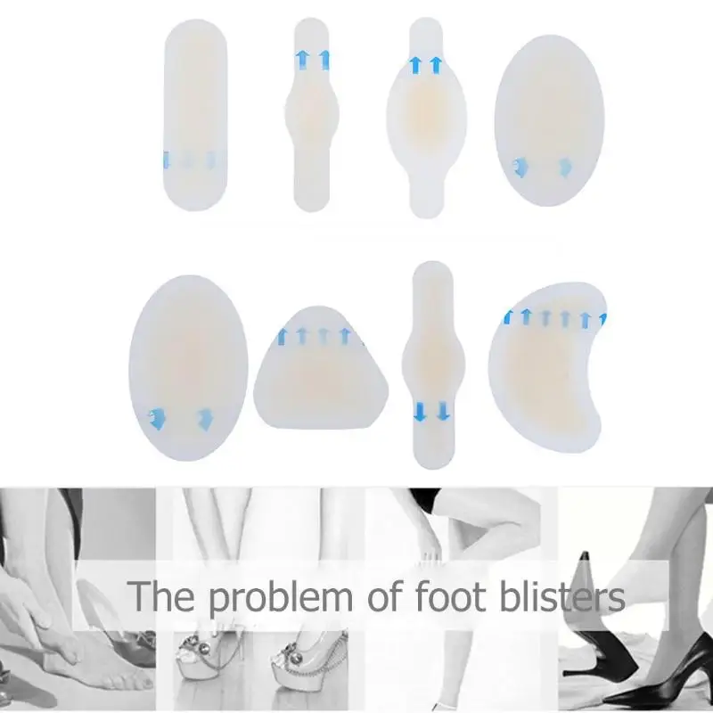 1 шт. гелевые накладки на пятки с резиновым покрытием для защиты от износа |