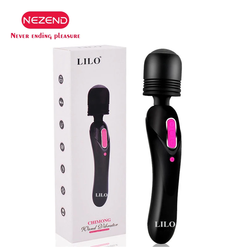 NEZEND dual motor 10 speed USB charging vibrator female sex toy powerful AV magic wand massager G point clitoris massage | Красота и