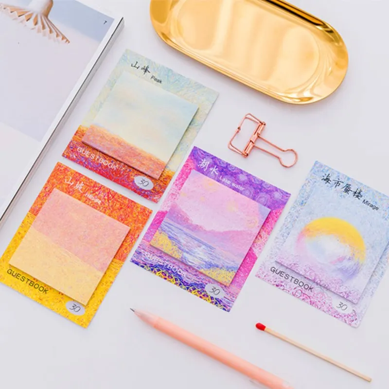 Милый необычный блокнот для заметок с милым рисунком канцелярские товары бумага