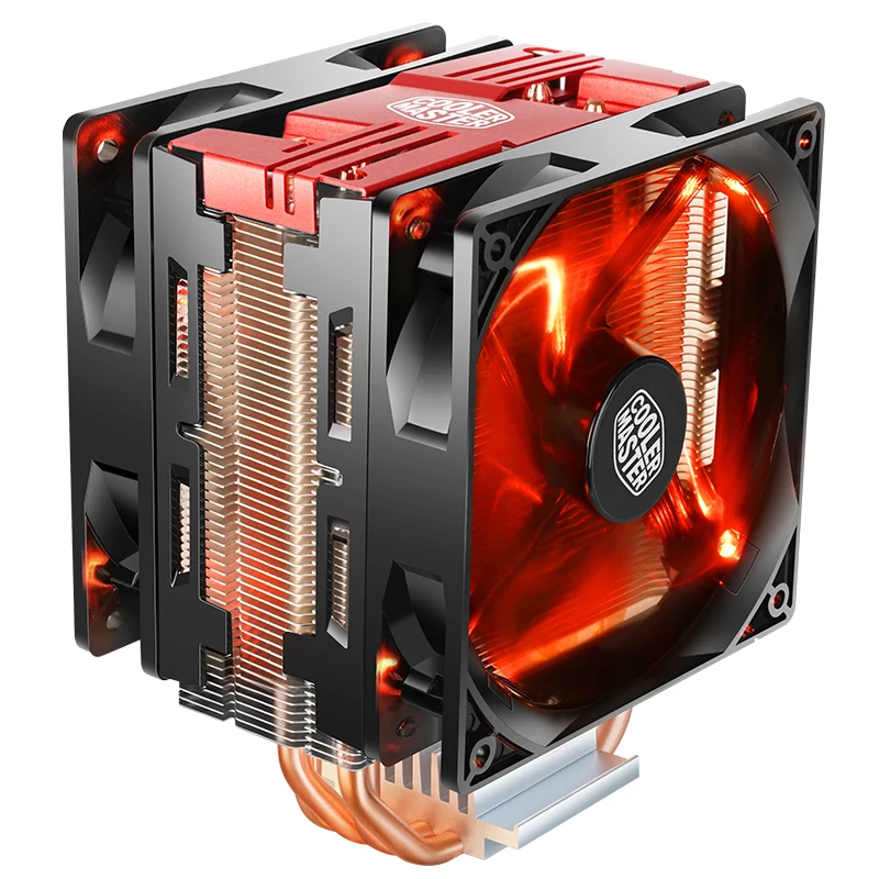 Cooler Master RR-T4PR-16PR-C1 кулер для процессора 4 тепловые трубки двойной 120 мм тихий вентилятор T400Pro радиатор для охлаждения процессора intel 115X AMD AM4