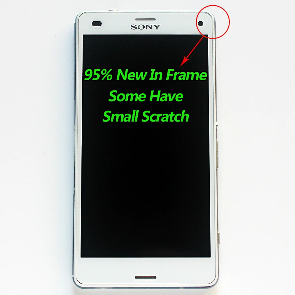 Sony 4,6 дюймов ЖК-дисплей для sony Xperia Z3 compact D5803 D5833 дигитайзер Датчик Z3 Мини сборка рамка с бесплатными инструментами