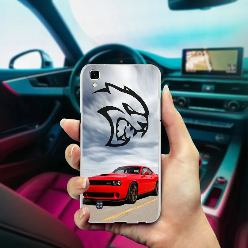 Soft Phone Cases TPU Cover for LG Spirit V10 V20 V30 G2 G3 Mini G4 G5 G6 K4 K7 K8 K10 HTC One Shell Dodge Demon Dhallenger Logo | Мобильные