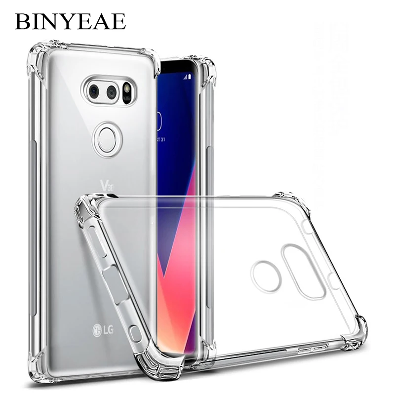 Ударопрочный прозрачный силиконовый чехол для LG X Power 2 Stylo 3 G7 ThinQ Q6 V20 V30 K4 K8 K9 K10 K11 K20
