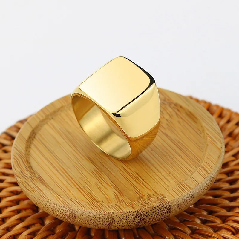 Большое и черное кольцо для большого пальца из нержавеющей стали | Украшения