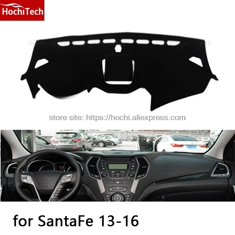 Коврик HochiTech для приборной панели Hyundai Santa Fe SantaFe 08 16|car styling|car accessoriesstyling car |