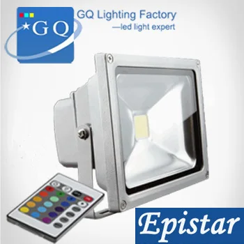 20 шт./пакет RGB светодиодный прожсветильник Тор прожектор наружные проекторы