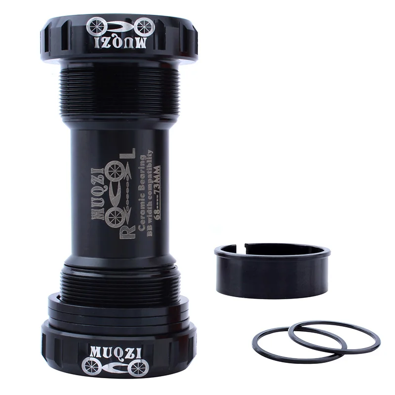 Screw type BB Black Велосипедный велосипед керамический Peilin Axis Нижний Кронштейн велосипедный пресс подходит BB винт/резьба тип Нижний Кронштейн BB велосипед зубная пластина оси - Цвет: Screw type BB Black