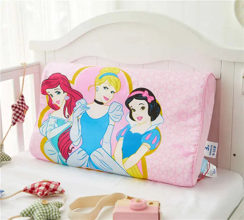 Подушки Disney для девочек постельное белье из латекса шеи украшение дома уход за